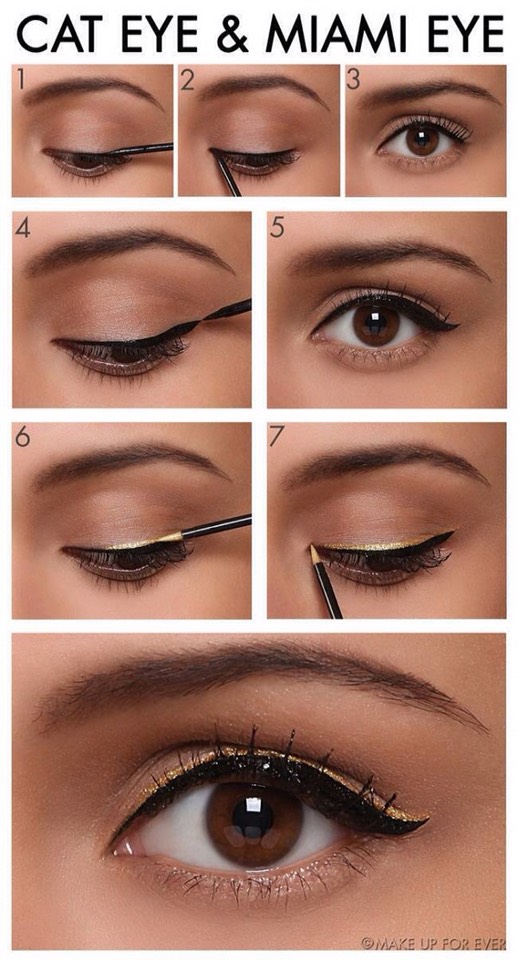 Cool and Easy Eye Liner Tutorials!!