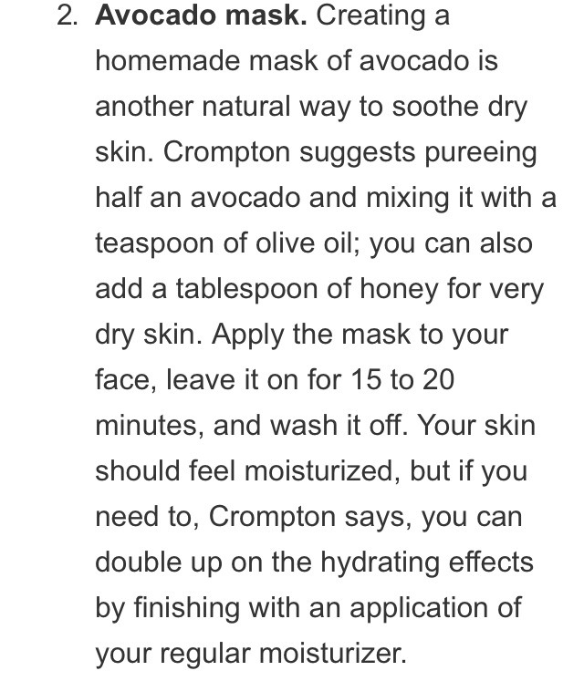 5 Natural Remedy For Dry Skin 