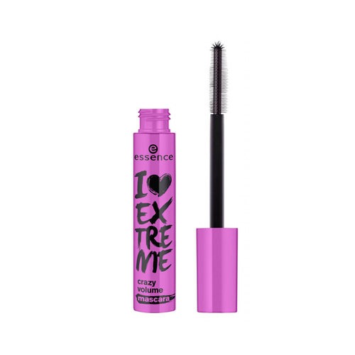 4) Essence I Love Extreme:
If you want a mascara that really amps up the volume, look no further than Essence I Love Extreme Crazy Volume Mascara ($5). The superblack formula comes with a thick brush with a ball tip to coat every last lash for volume, definition, and easy maneuvering.