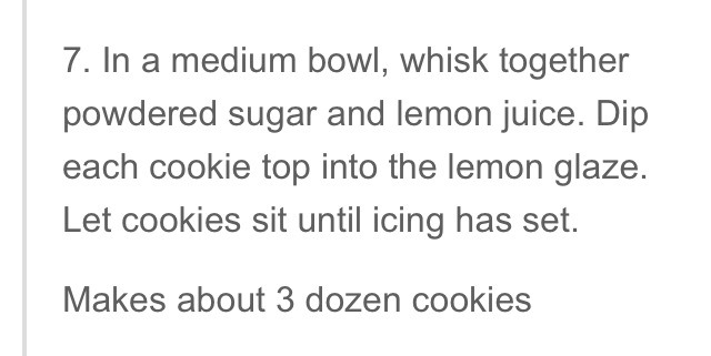 Lemon Glazed Cookies 