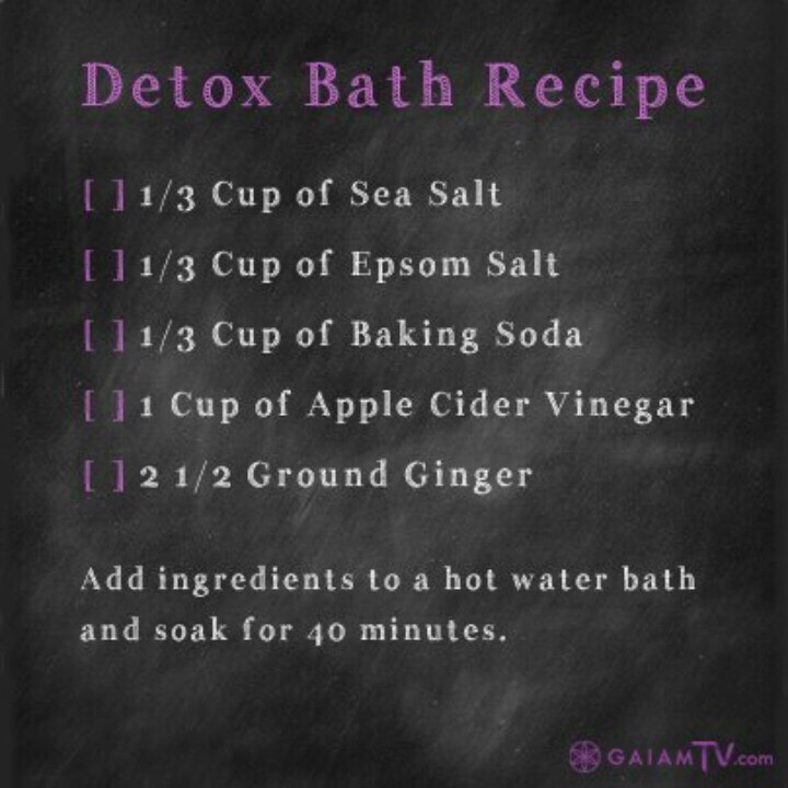 Diy Detox Bath