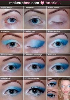 Disney Princess Eye Makeup & Hair Style Tutorial