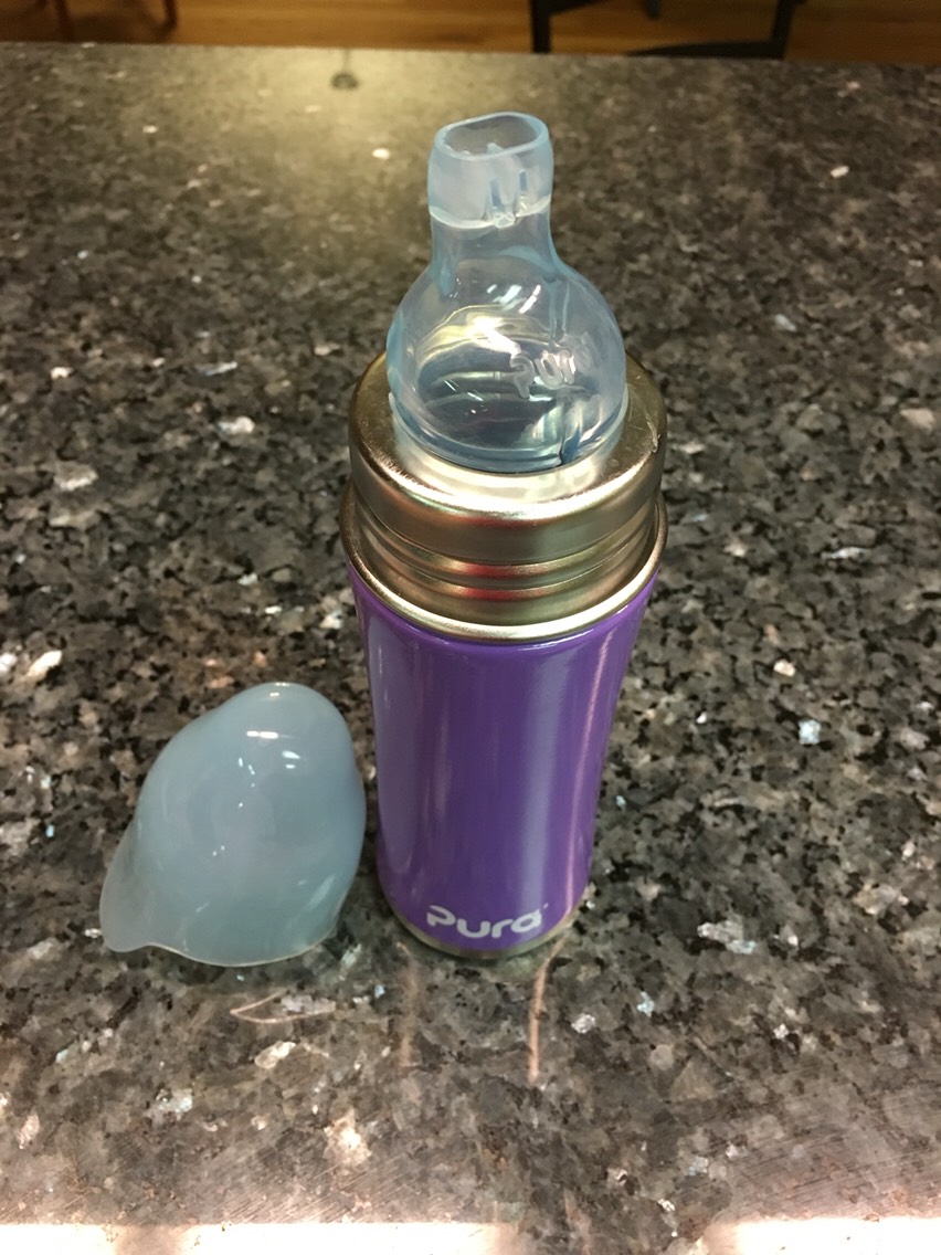 This Pura drink bottle is stainless steel. I've found it to be great now in the summer when we are on the go. Keeps my daughters drink nice and chill.
I found this one on Amazon.