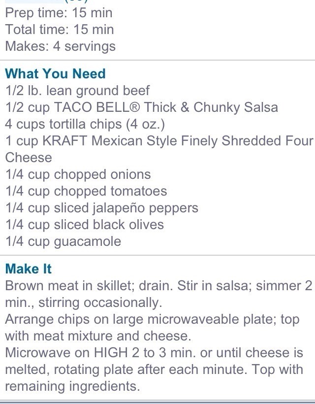 Cheesy Beef Nachos