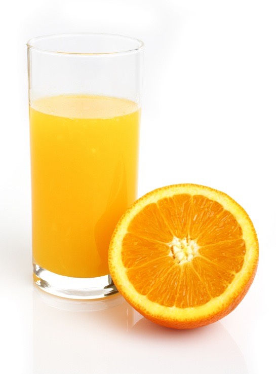 A glass of orange juice every morning is great. Very healthy for the bodily fluids