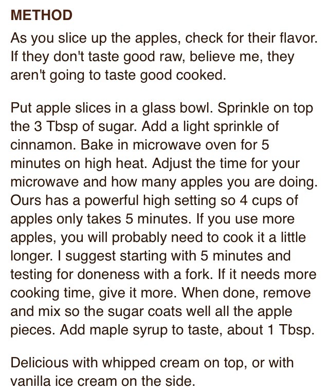 Easy and Healthy Baked Apples!