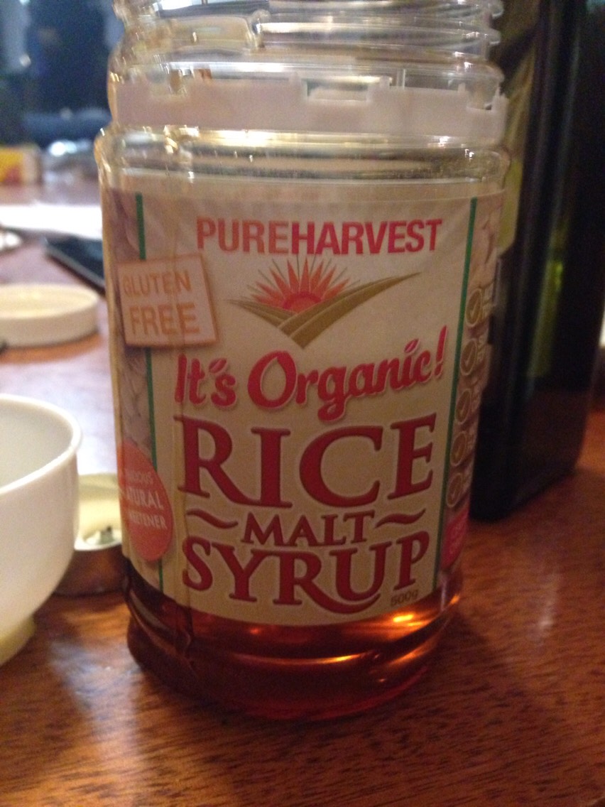 If you would like your granola to be sugar free then you can use this rice malt syrup instead of maple syrup which isn't as sweet but still quite tasty