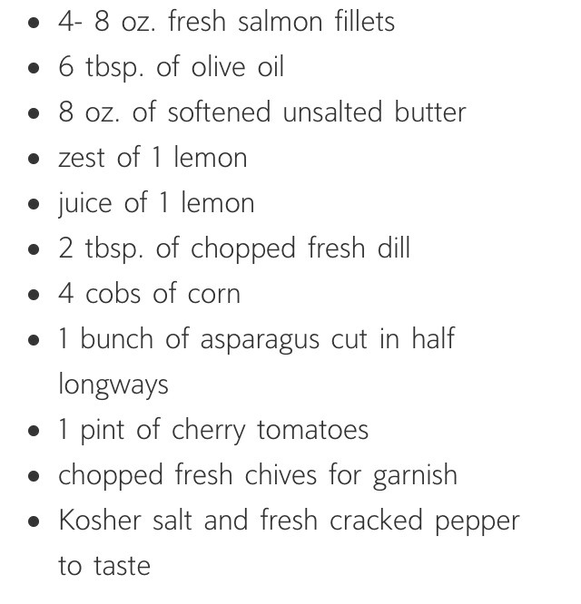 Healthy Grilled Salmon With Herb Butter