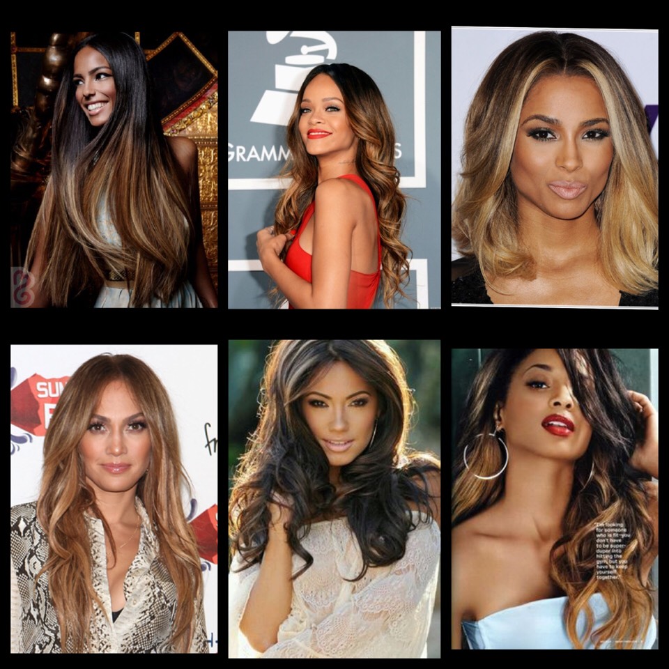 Ombre Hair Color for Dark Skin Tones