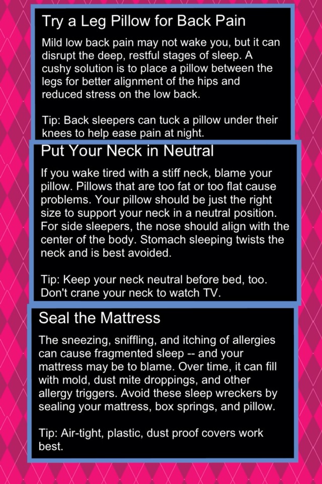 20 Tips For A Great Nights Sleep