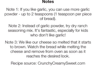 Delicious Cheesy Garlic Bread Recipe😍