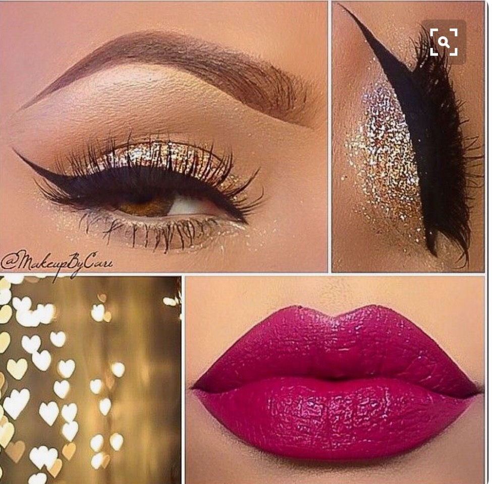 Beautiful Lips &eye Makeup