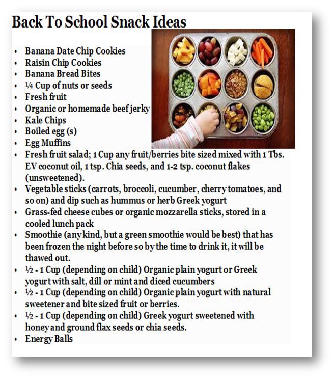 After School Snack Ideas