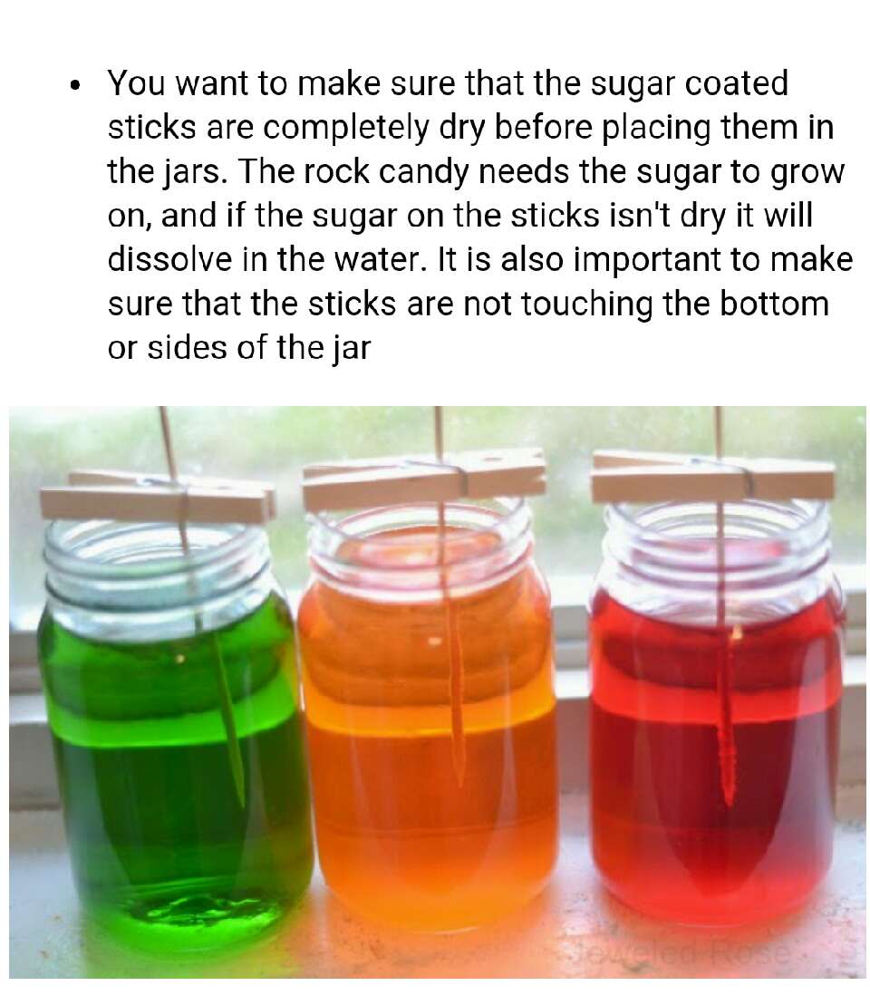 Rock Candy Experiment