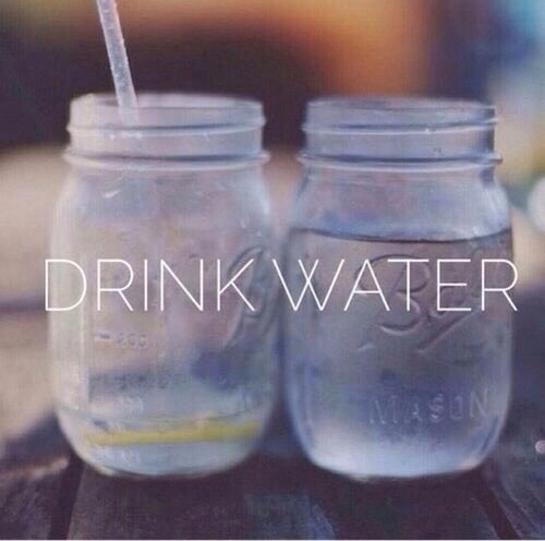 Drink a lot of water! Replace you sweet drink by a glass of water... Try to drink 8 glass a day!