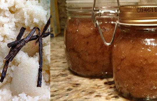 Ingredients:

2 and ½ cup sugar
¾ cup granulated sugar
4-5 tbsp vanilla extract
¼ cup almond oil