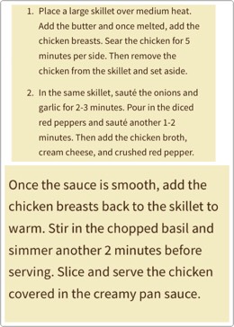 Roasted Red Pepper Chicken Skillet #SpringForward 