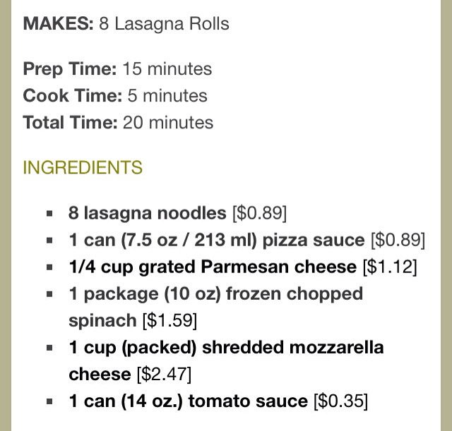 ✨Cheese And Spinach Lasagna✨