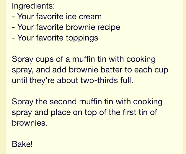 Brownie Ice Cream Bowls