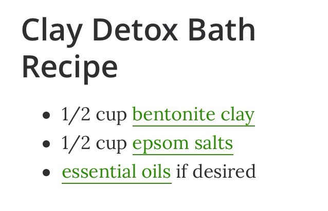 3 Natural Detox Bath Recipes