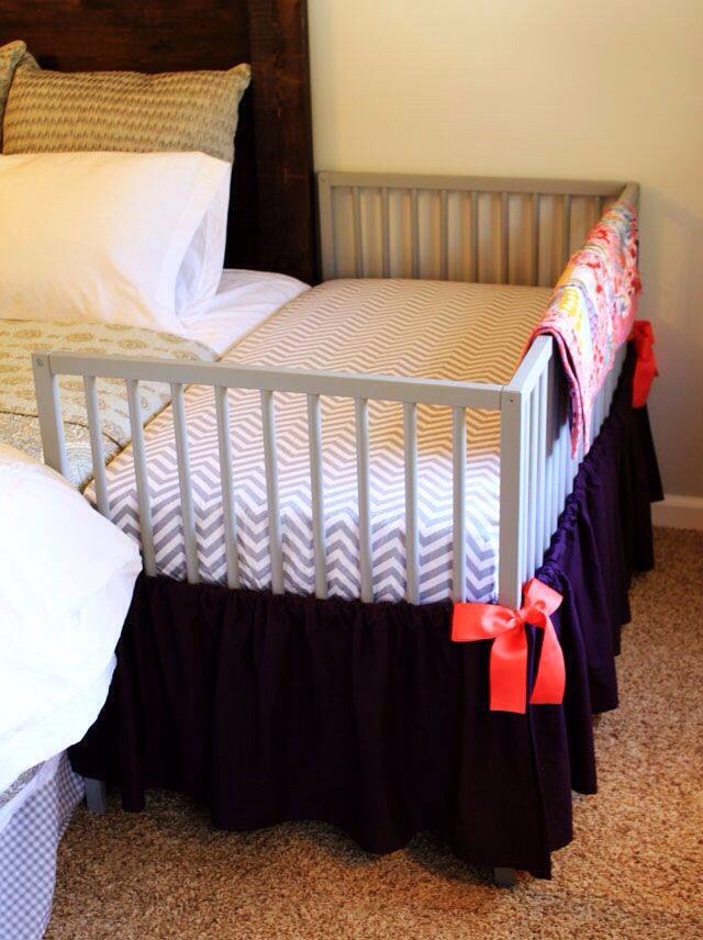 When trying to transfer your baby from the bassinet in your room to a crib trying taking a side of the crib off and attaching to bed side. This gradually gets baby ready to be able to sleep on its own in their own room 