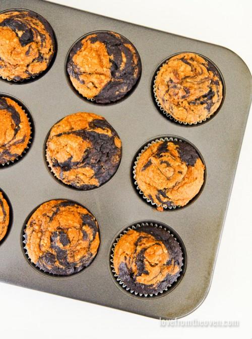 Pumpkin Chocolate Muffins 