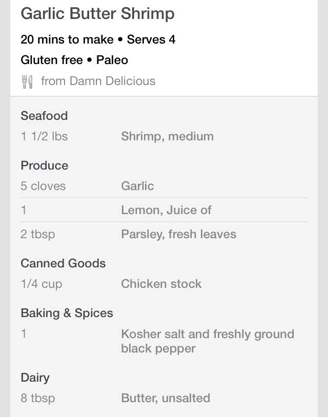 Garlic Butter Shrimp Recipe :)