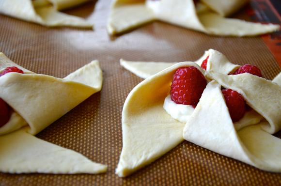 Raspberry Cream Cheese Pinwheel Pastries♥♥So Tempting♥♥