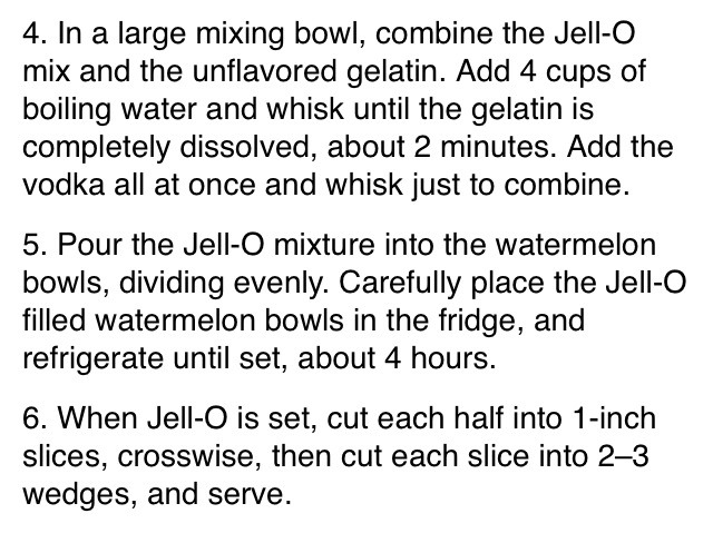 Watermelon Jello Shots