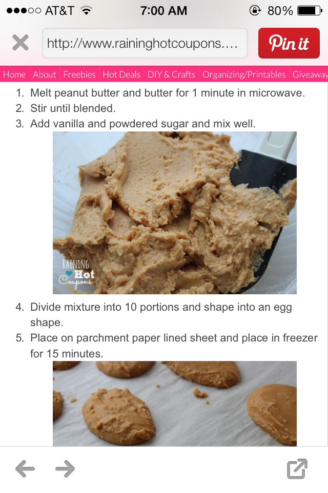 Chocolate Peanut Butter Eggs 