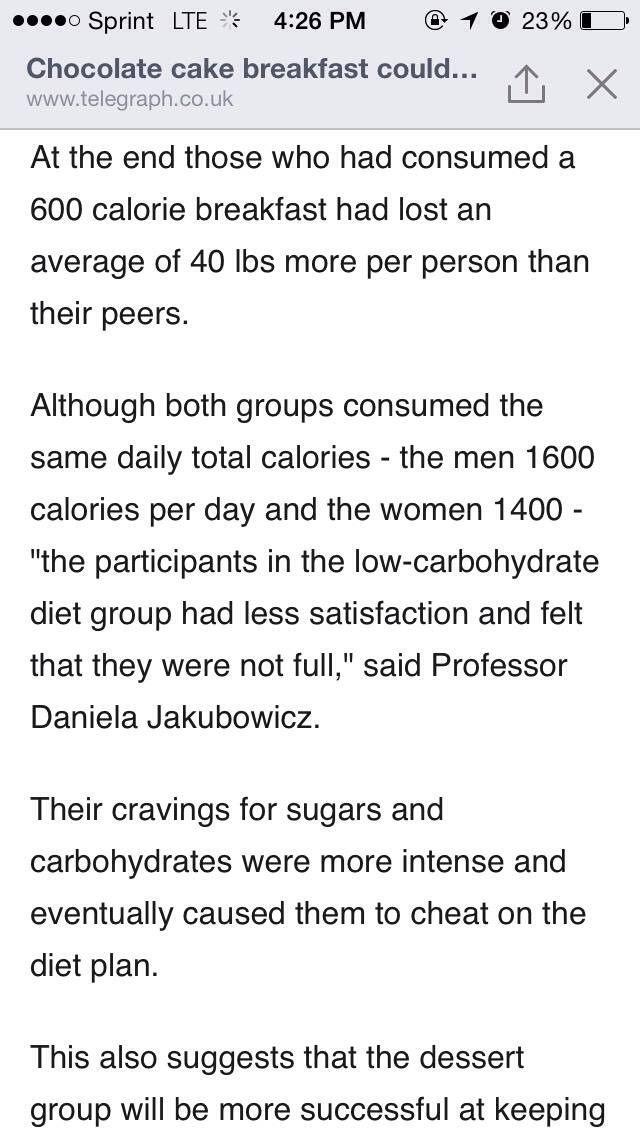 🍰 Eating Cake For Breakfast Can Actually Help You Lose Weight!!!🍰