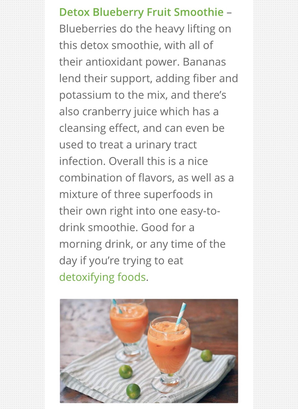 32 Detox Drinks! Good Luck!!
