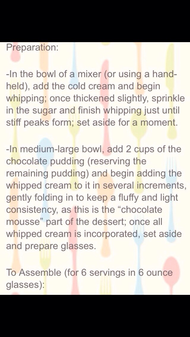 Oreo Chocolate Mousse