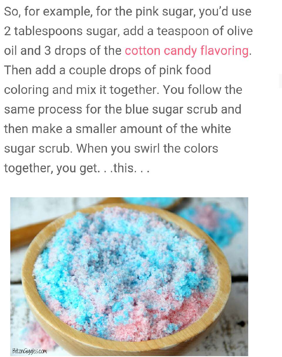 Cotton Candy Lip Scrub!!