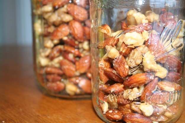 Roast nuts as soon as you get home from the store, then store them in the freezer.
Nuts that are roasted have more flavor, keep longer, and can always be used in recipes that call for nuts, roasted or otherwise. Spread them in a single layer on a sheet pan, bake in a 350 degree oven for 15 minute