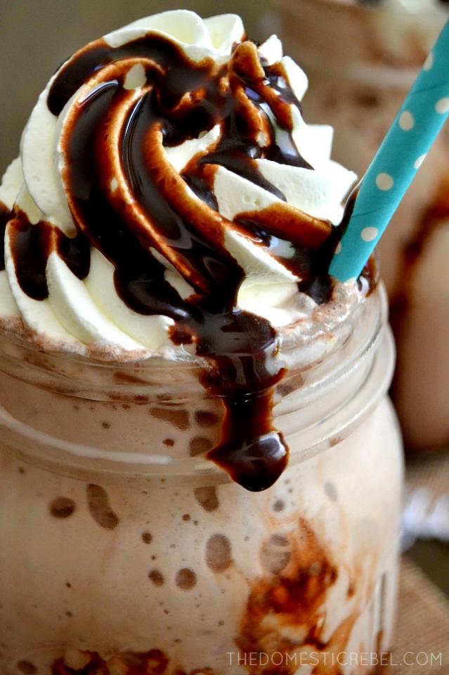 The Best Frozen Hot Chocolate 