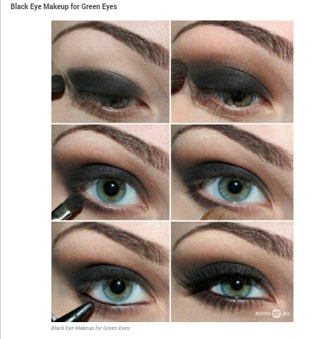 Top Ten Amazing Black Eye Makeup Tutorials!!!!!
