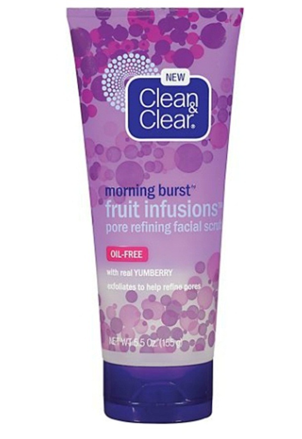 You can also use this with Clean & Clear Morning Burst Fruit Infusions Pore Refining Facial Scrub