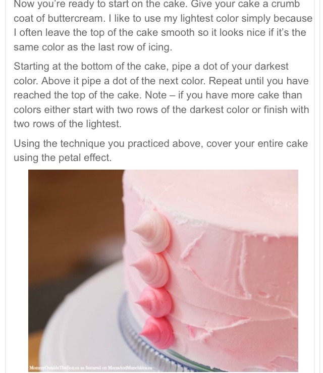 " Ombre Cake Tutorial"💖💖