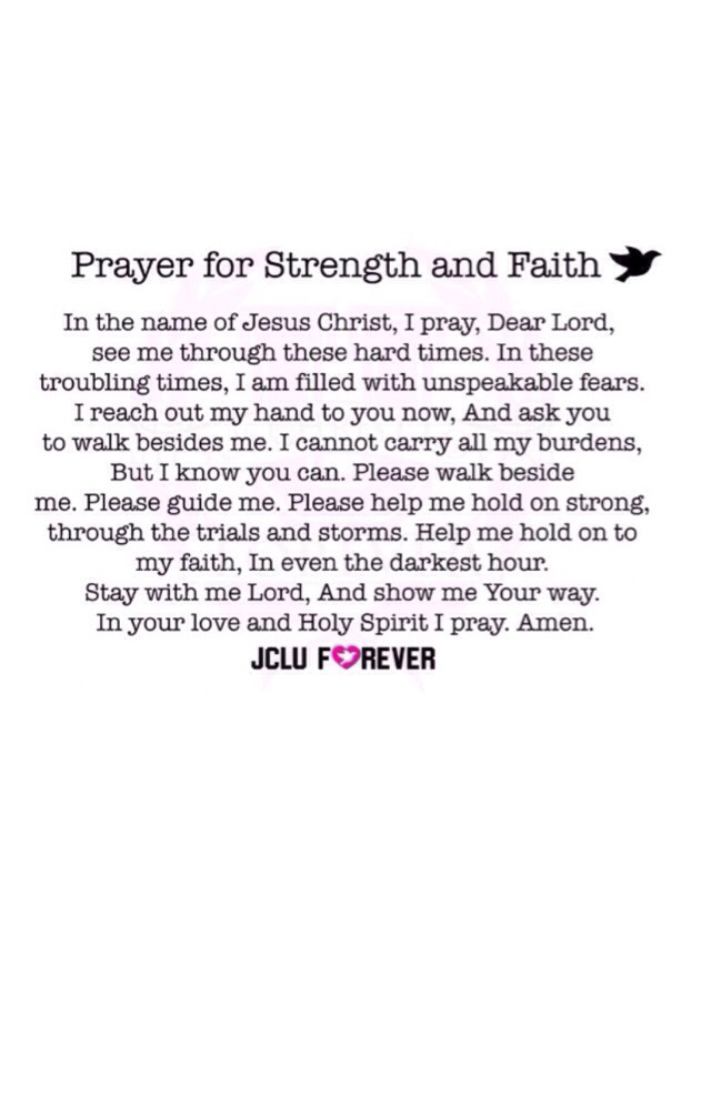 Some prayers to say... If you don't believe in Jesus Christ feel free to substitute His name with your preferred deity/ spiritual leader.
