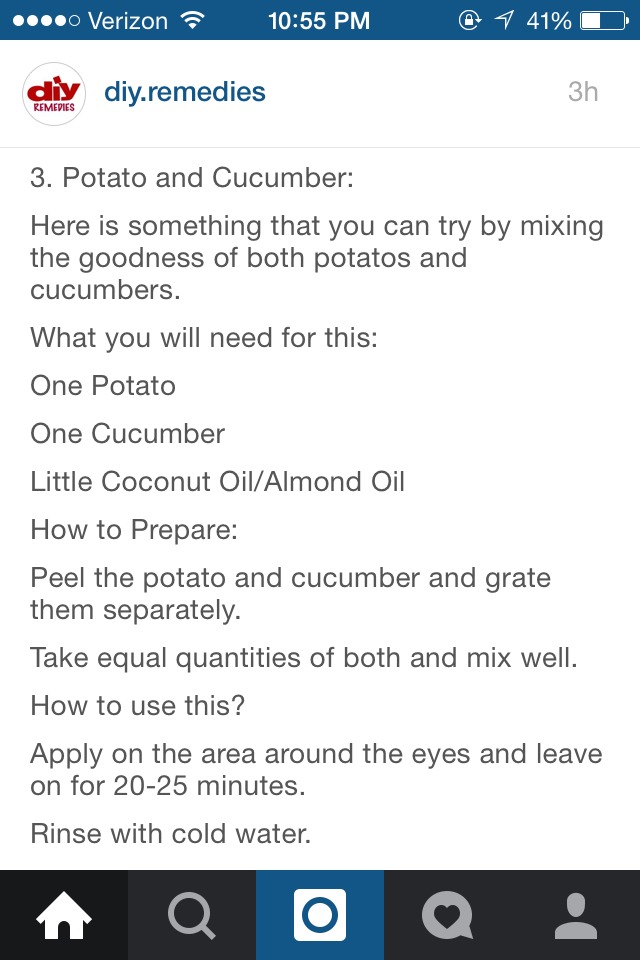 Natural Remedies For Dark Circles