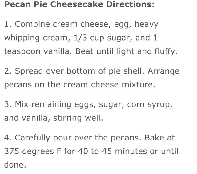 Pecan pie cheesecake 
