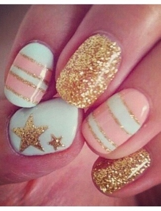 ombre glitter ideas
