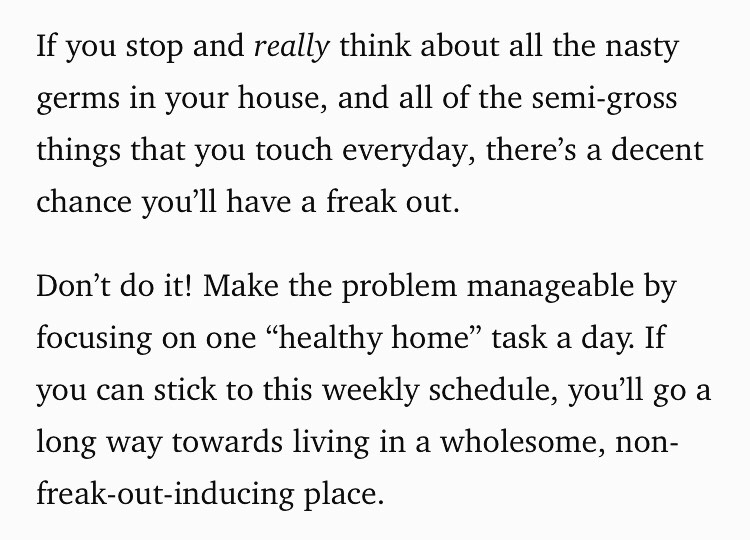 7 Weekly Habits for a Healthier Home