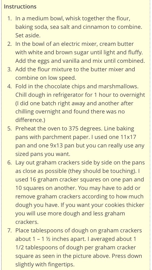 Smore's Cookies!
