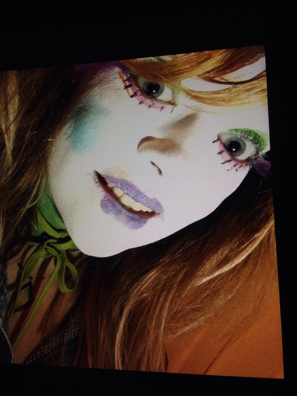 Alice In Wonderland Inspired Face Paint
