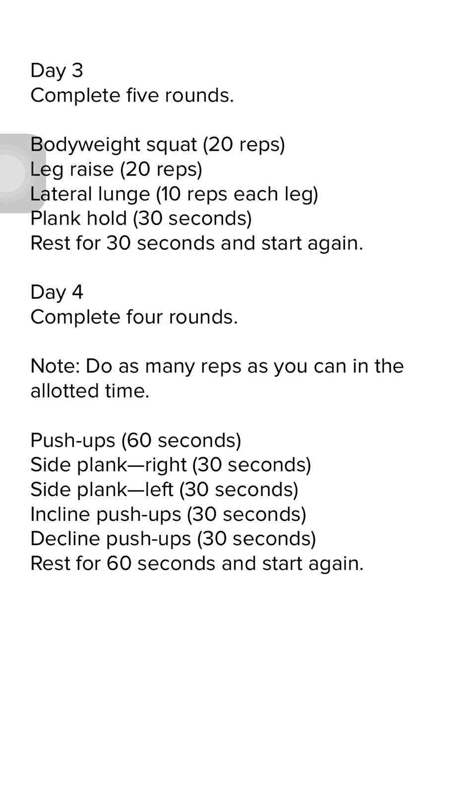 2 Week Perfect Workout Plan To Lose Inches