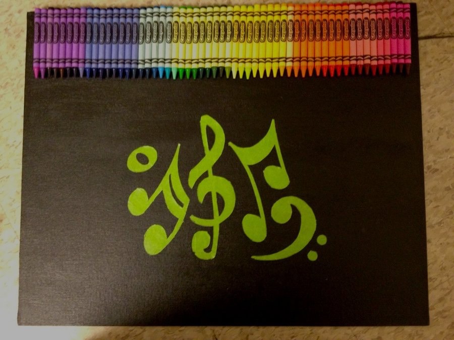 Melted Crayon Art Designs 