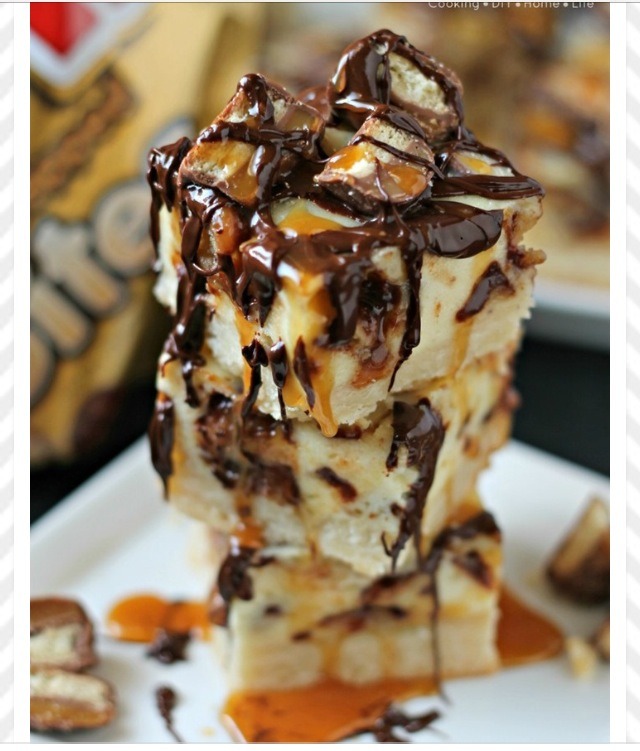 Twix Cheesecake Bars- MY FAVE!!