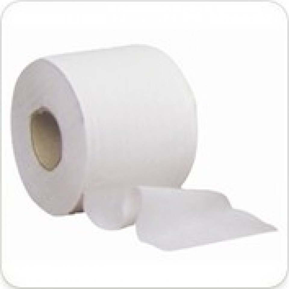 Get one piece of tissue and half it. When the tissue is halved, it is really thin.